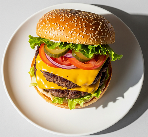 Large Double Cheese Burger 