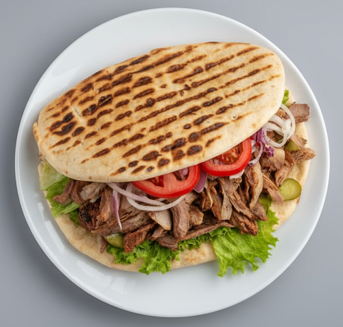 Donner Kebab In Pitta 