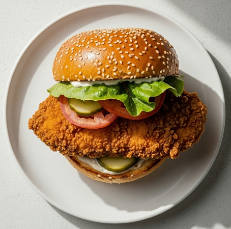Southern Fried Chicken Fillet Burger 